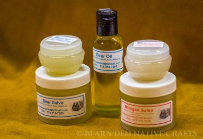 Bear Salve, Bear Oil, Minigan Salve