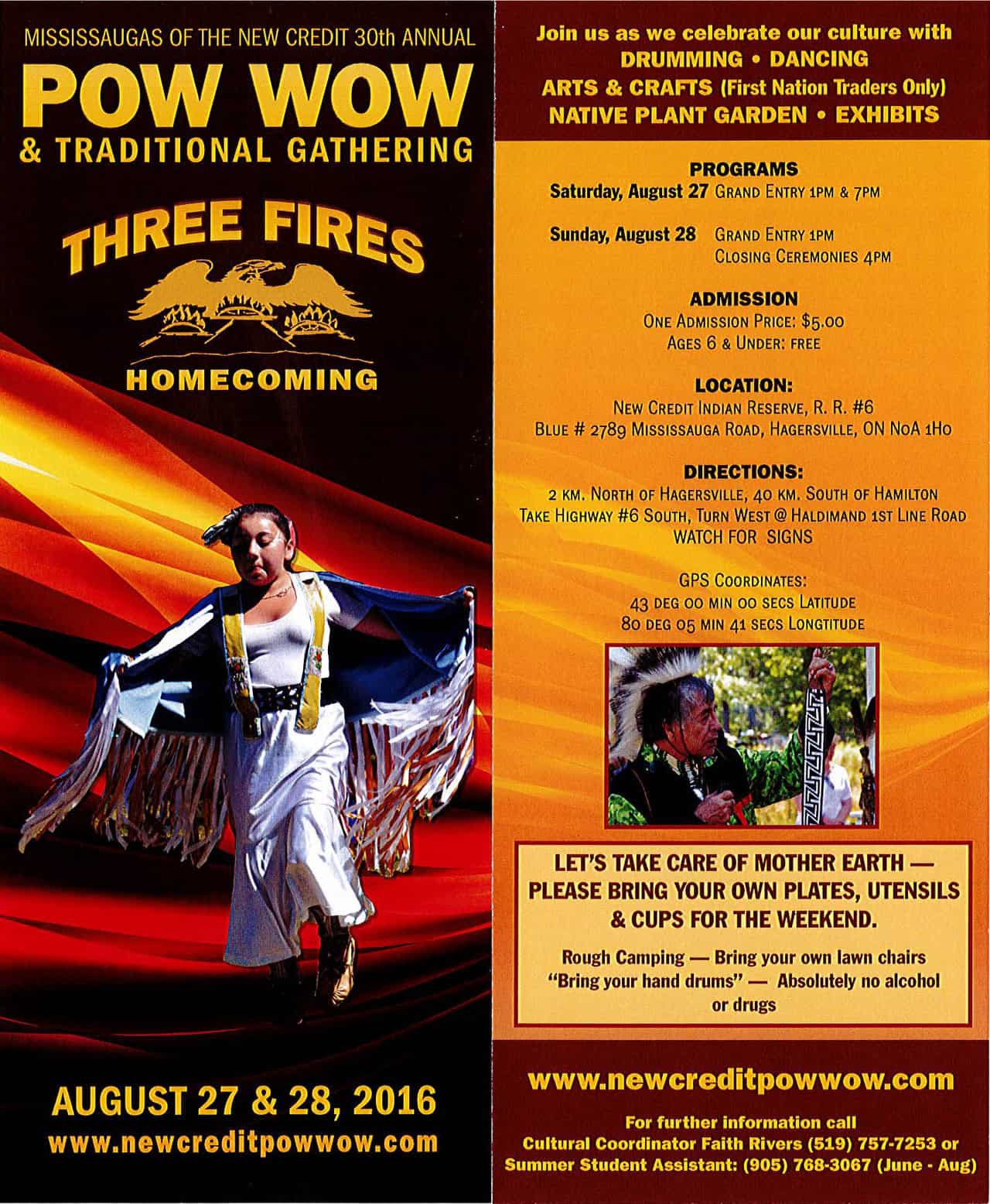 30th Annual Three Fires Homecoming Pow Wow
