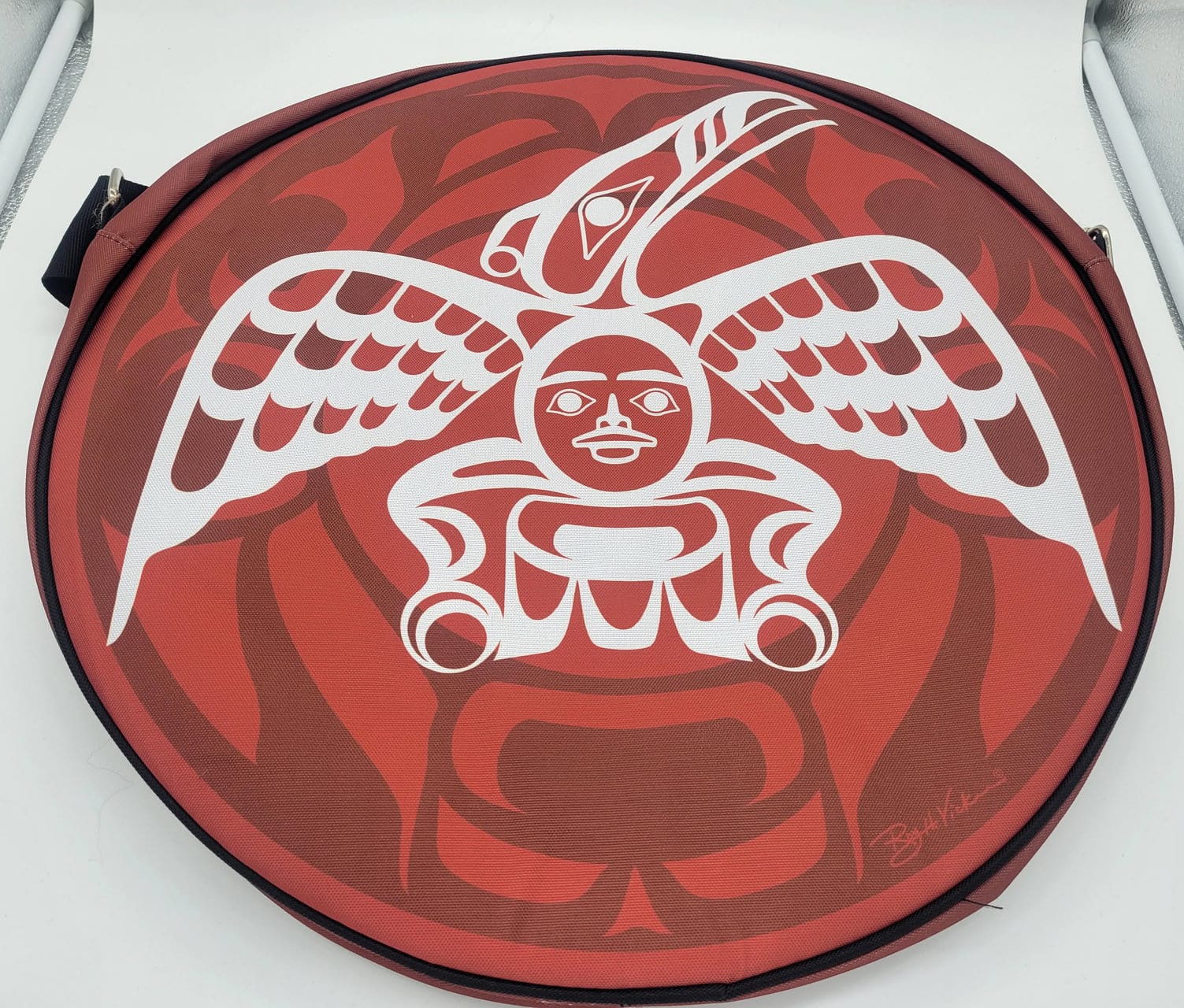 Oscardo Drum Bag - 17 inch - White Raven